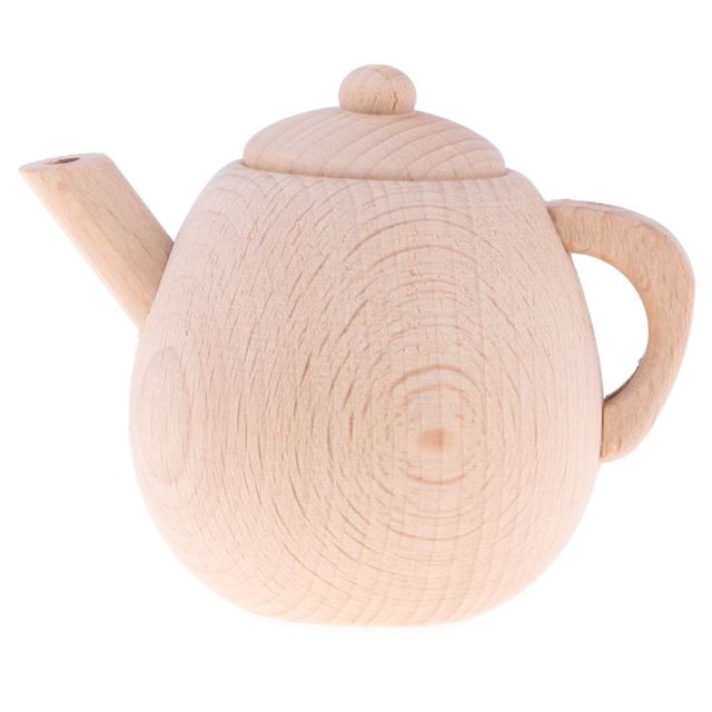 marque generique - accessoires de cuisine en bois pot de thé pour la partie de thé pour enfants prétendre jouer marque generique  - Cuisine enfant bois