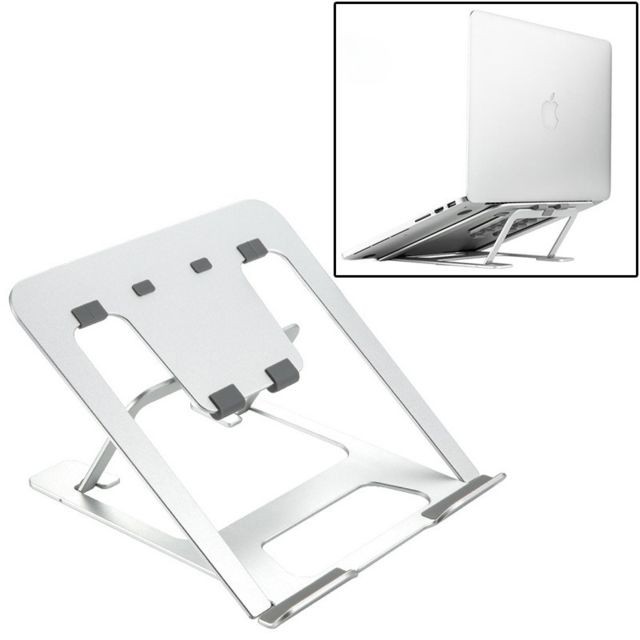 Wewoo - Support pour extenseur de hauteur ordinateur portable de dissipation de chaleur plianttaille 22,3x23,5x1,3cm Argent Wewoo - Accessoires et consommables
