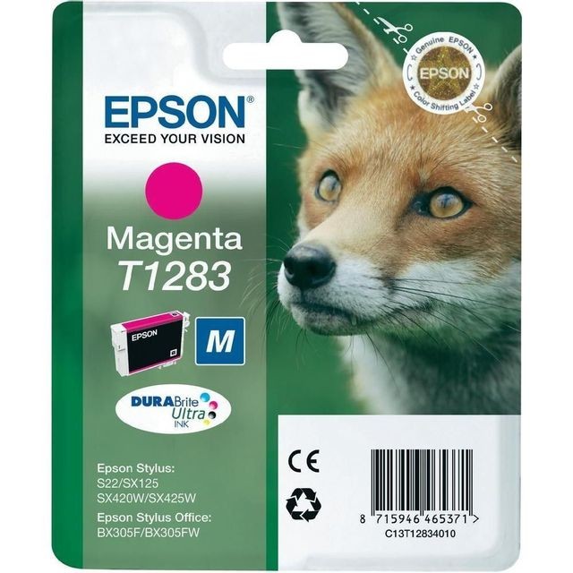 Epson - T1283 Renard Magenta Epson  - Cartouche d'encre Magenta