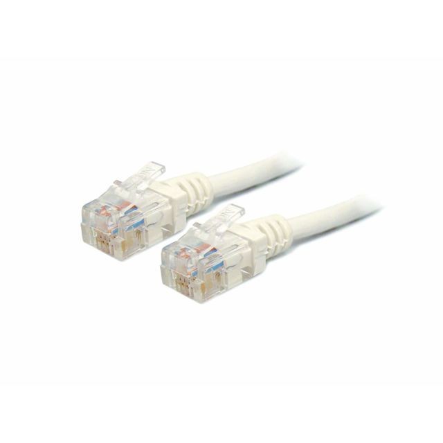 Ineck -INECK® Câble ADSL RJ11 - De qualité supérieure - 5 m Beige Ineck  - Ineck