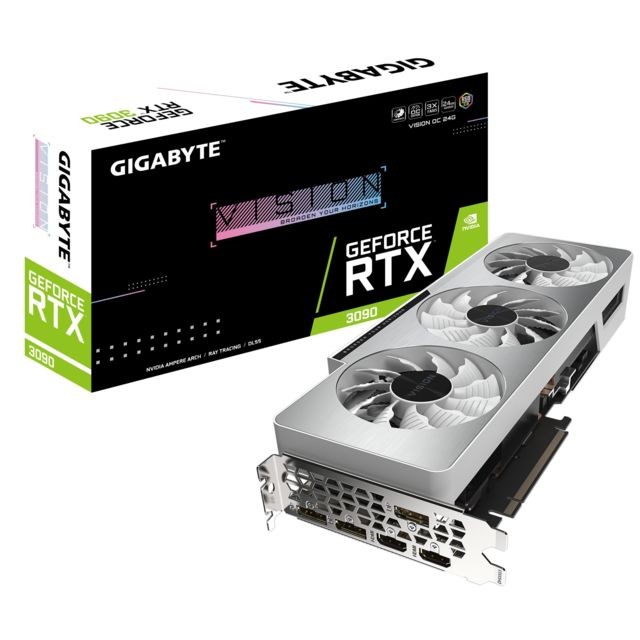 Gigabyte - GeForce RTX 3090 VISION OC - Triple Fan - 24Go - Carte Graphique NVIDIA 24 go