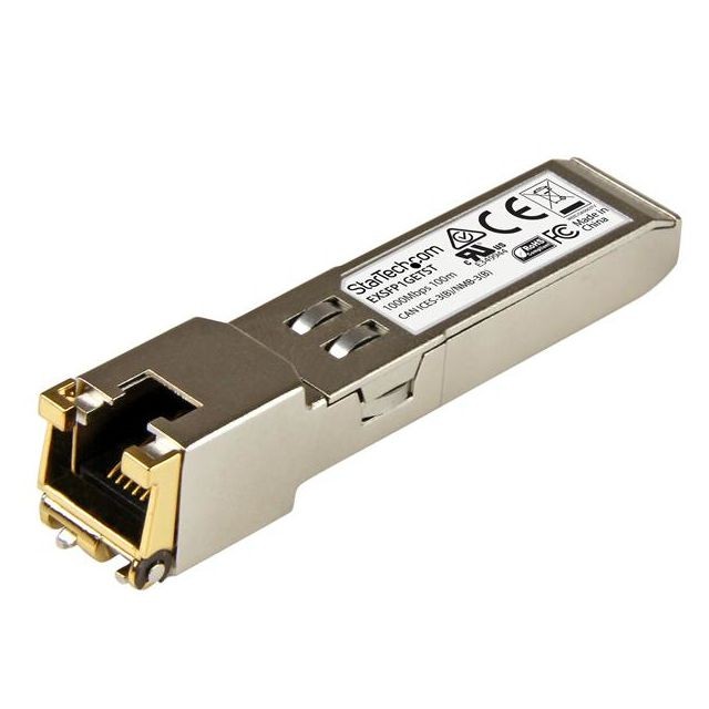Startech - StarTech.com Module SFP GBIC compatible Juniper EX-SFP-1GE-T - Transceiver Mini GBIC 10/100/1000BASE-T - Modem / Routeur / Points d'accès Startech