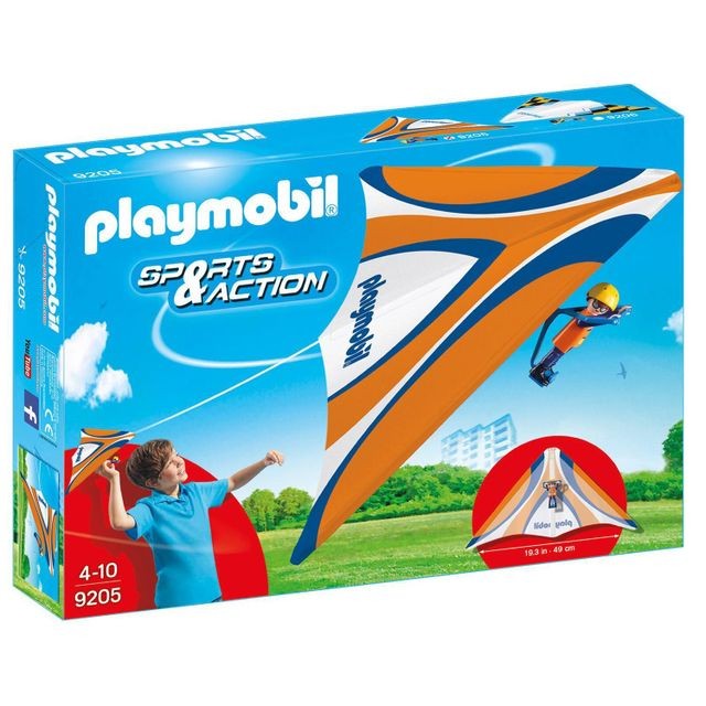 Playmobil Playmobil PLAYMOBIL 9205 Sport et Action - Deltaplane orange