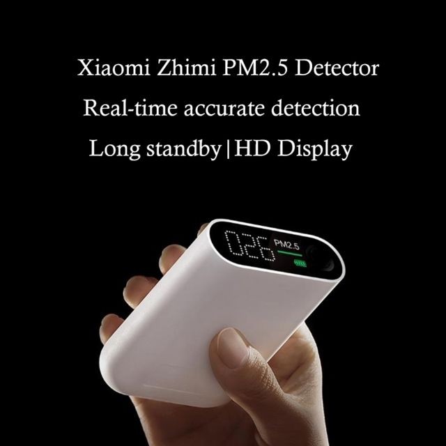 Box domotique et passerelle Testeur AQI de qualité l'air détecteur particules d'origine Xiaomi Home Smart PM2.5 avec écran OLED