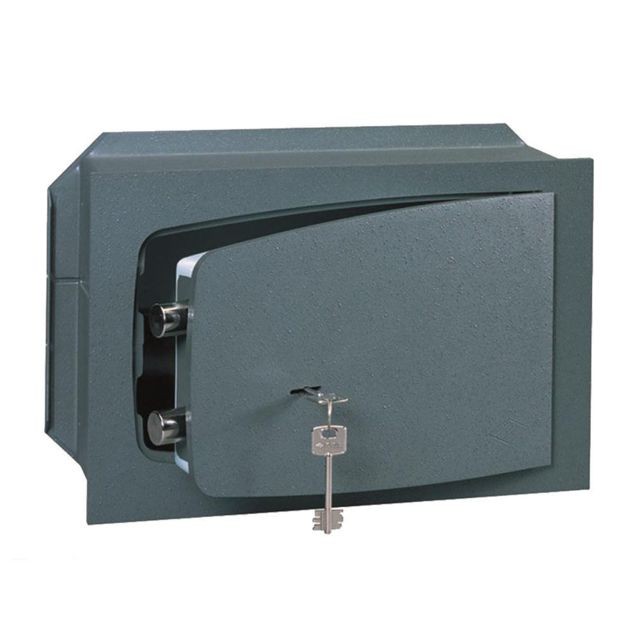 marque generique - Coffre-fort mural de sécurité à clé 1 étagère L36 x H24 x P20 cm 8A010/31 marque generique  - Coffre fort