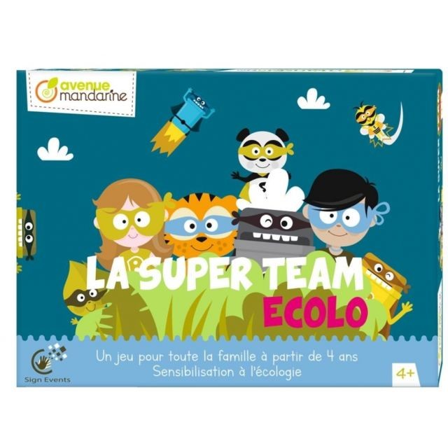 Avenue Mandarine - Jeux de plateau - La super Team Ecolo Avenue Mandarine  - ASD