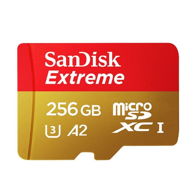 Sandisk - Sandisk Extreme MicroSDXC 256Go U3 V30 + Adaptateur - Carte Micro SD