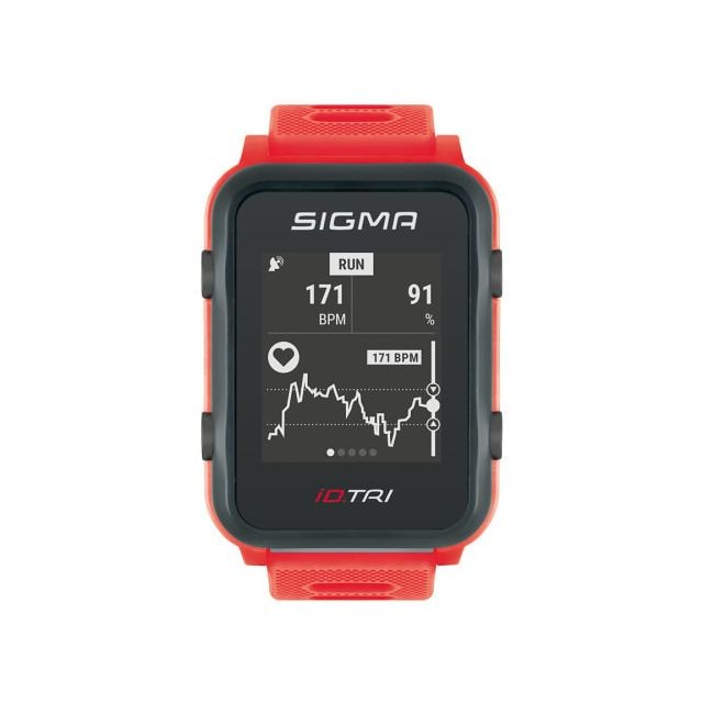 Traqueur GPS connecté Sigma Sigma iD.TRI rouge