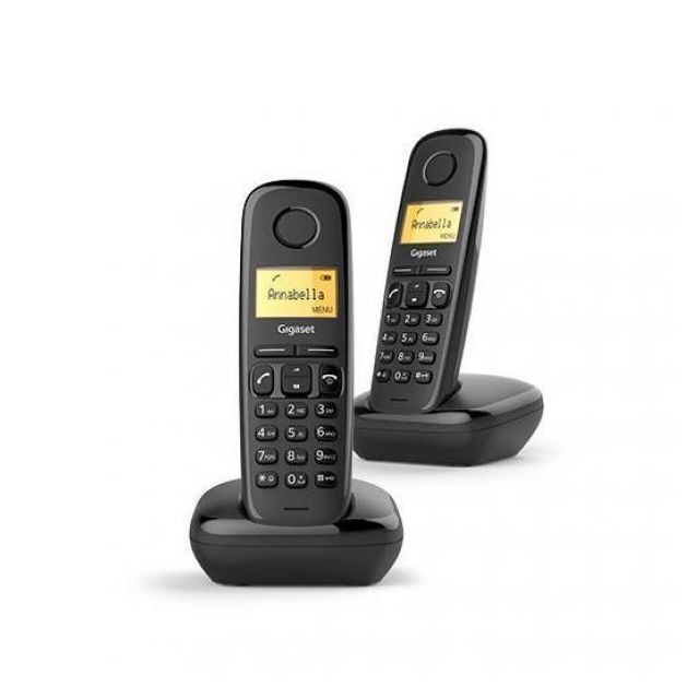 Téléphone fixe-répondeur Gigaset Gigaset A270 Duo Negro