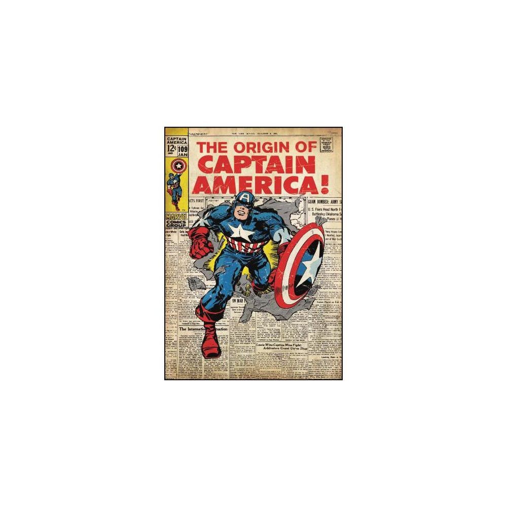 Mon Beau Tapis CAPTAIN AMERICA MARVEL COMICS - Stickers repositionnables géants Captain America, Marvel Comic Book