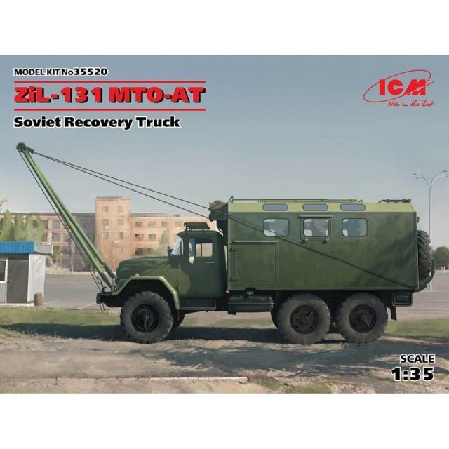 Icm - Maquette Camion Zil-131 Mto-at Soviet Recovery Truck - Camions