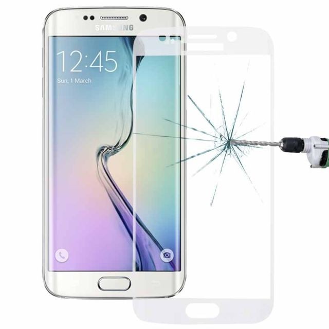 Wewoo - Verre trempé Transparent pour Samsung Galaxy S6 Edge 0.2mm 9 H Surface Dureté 3D Courbée Plein Écran Anti-Explosion Film - Protection écran tablette