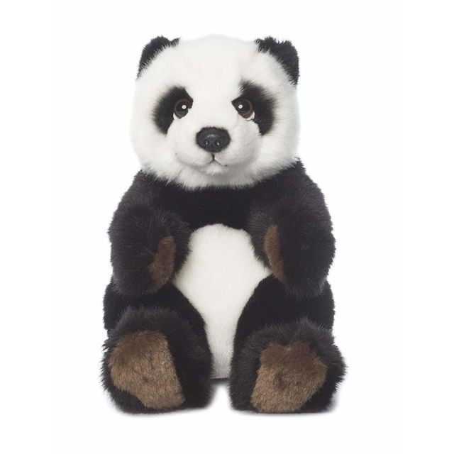 Wwf - WWF - 15183012 - Peluche - Panda Assis - 15 Cm Wwf  - Animaux