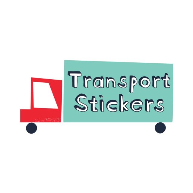 Walltastic 61 Stickers enfants Modes de transport