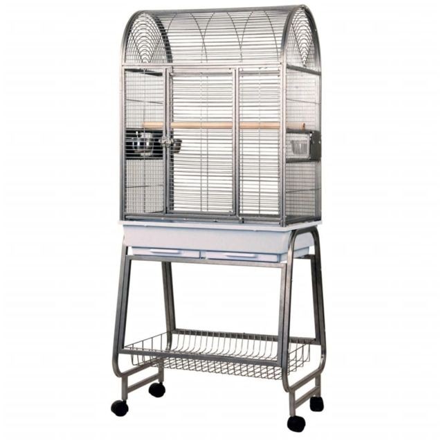 Strong - Strong Cage pour perroquets Villa Nora Gris 67,7 x 51,5 x 154 cm - Strong