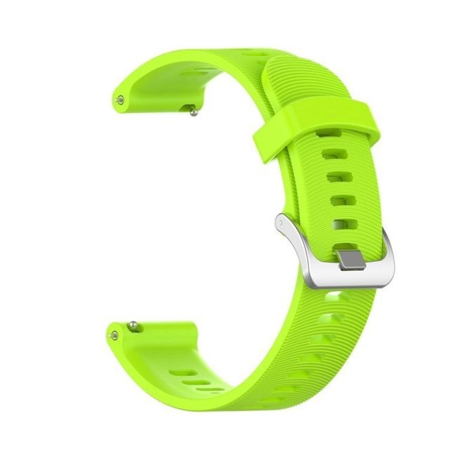 Generic - Bracelet de remplacement compatible pour Garmin Forerunner 245/245M Breathing Surface Citron vert Generic  - Montre et bracelet connectés