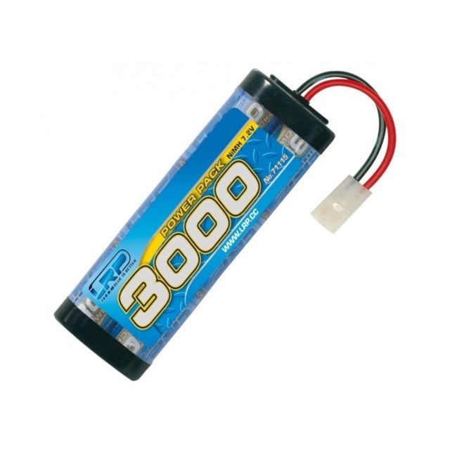 Batteries et chargeurs Lrp Accu Nimh 7.2v 3000mah Power Pack - LRP
