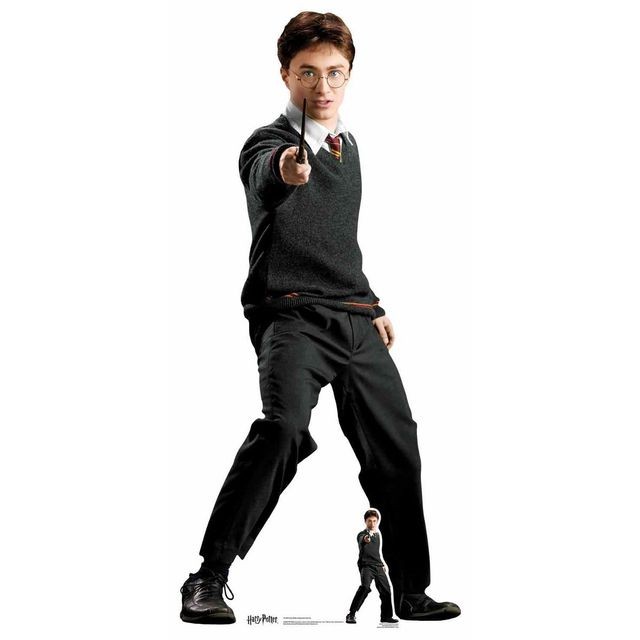 Heroïc Fantasy Bebe Gavroche Figurine en carton taille réelle Harry Potter en uniforme Poudlard 160 CM