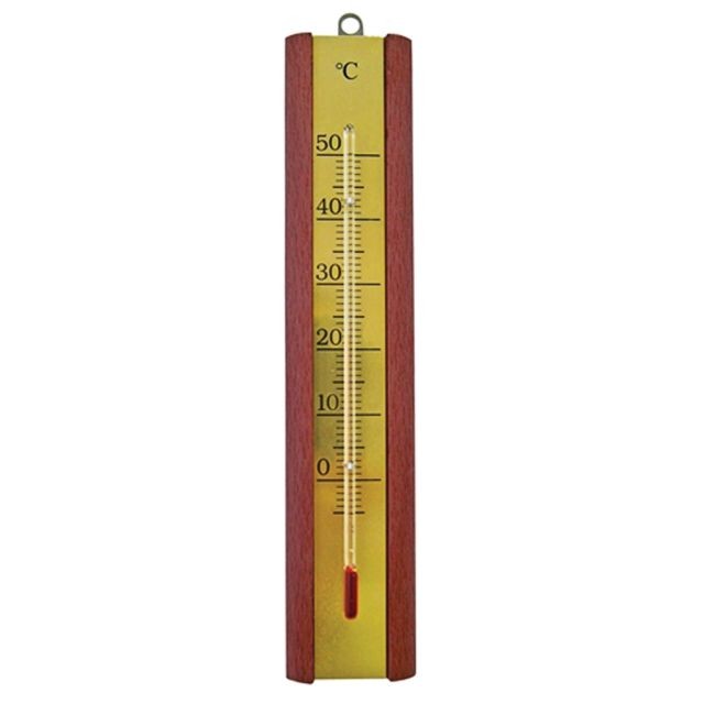 Faithfull - FAITHFULL - Thermomètre d'intérieur en bois et laiton Faithfull   - Appareils de mesure Thermomètre laser