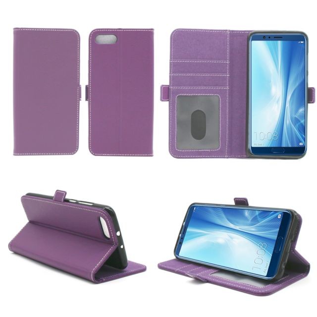 Xeptio - Etui luxe Huawei Honor View 10 violet portefeuille avec stand Xeptio  - Sacoche, Housse et Sac à dos pour ordinateur portable