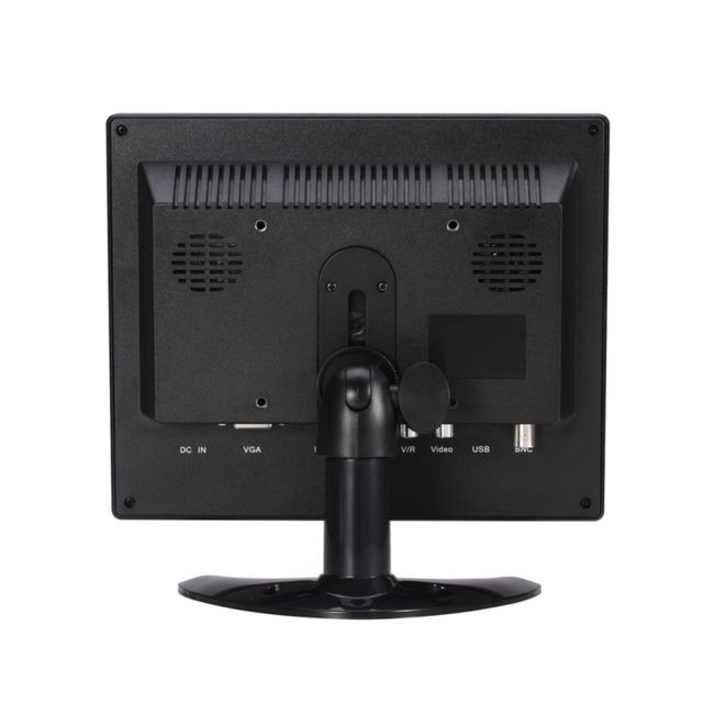 Wewoo Moniteur LCD pour la sécurité CCTV PC 8 pouces TFT LCD 1024x768 avec VGA et HDMI AV & BNC USB
