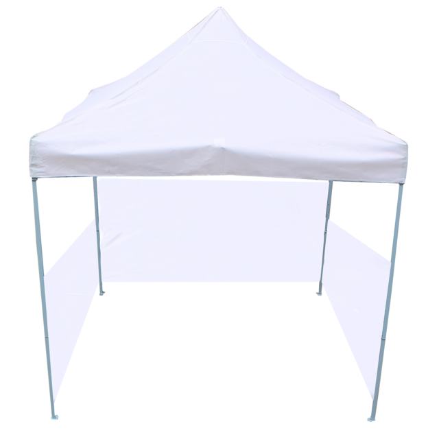 Primematik - Tonnelle pliante blanc tente 300x300cm avec des tissus latéraux - Tentes de réception