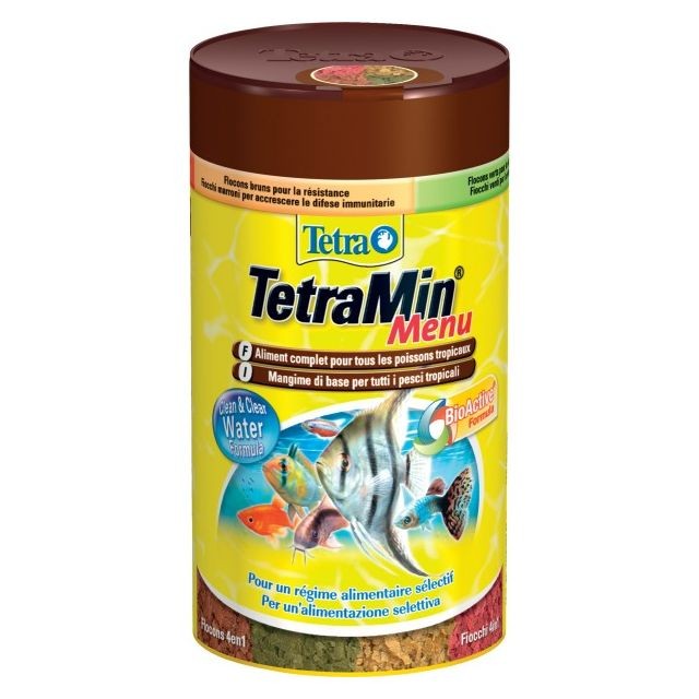 Alimentation pour poisson Tetra tetra tetramin menu 100ml
