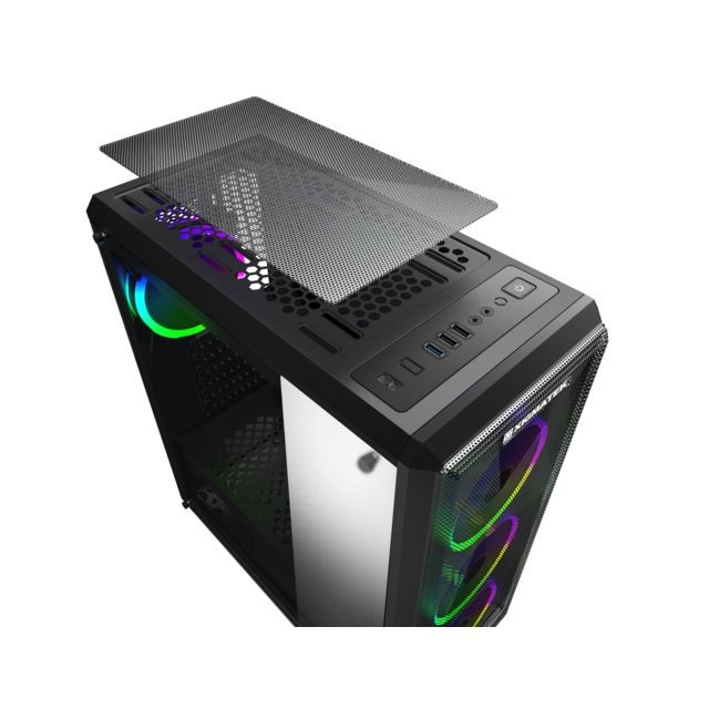 Boitier PC Beast - ATX - RGB - Noir - Avec fenêtre