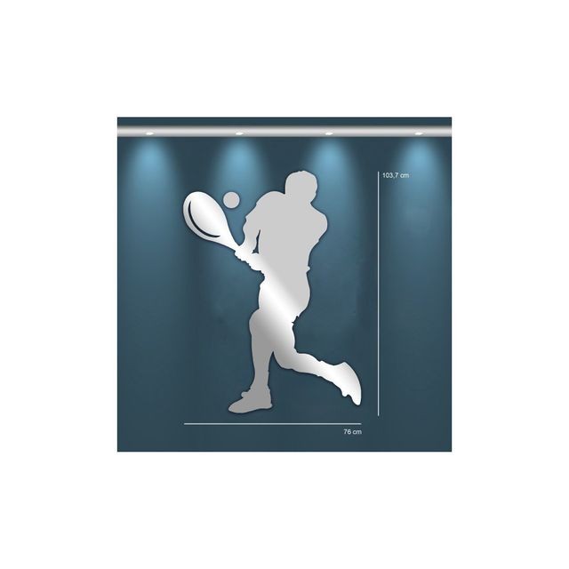 Miroirs Tm Miroir design joueur de Tennis