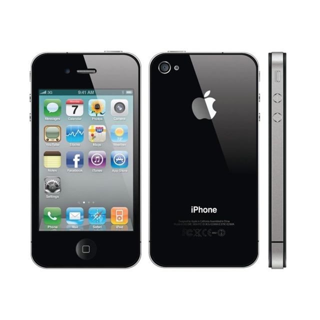 Apple - iPhone 4S - 8 Go - Noir - Reconditionné - Smartphone à moins de 100 euros Smartphone
