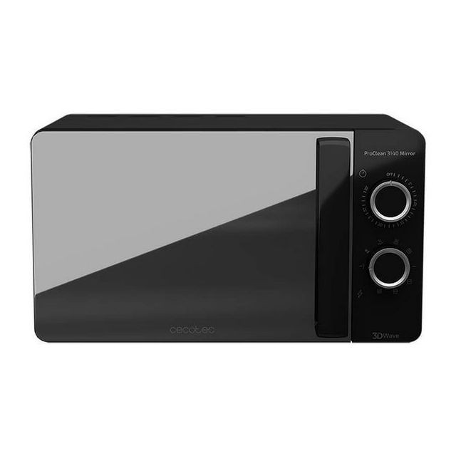 Cecotec - Micro-ondes avec Grill Cecotec ProClean 3140 20 L 700W Noir - Micro-ondes gril Four micro-ondes
