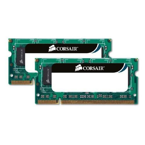 RAM PC Corsair CMSA8GX3M2A1066C7 8 Go (2 x 4 Go) pour Mac - DDR3 SODIMM 1066 MHz Cas 7