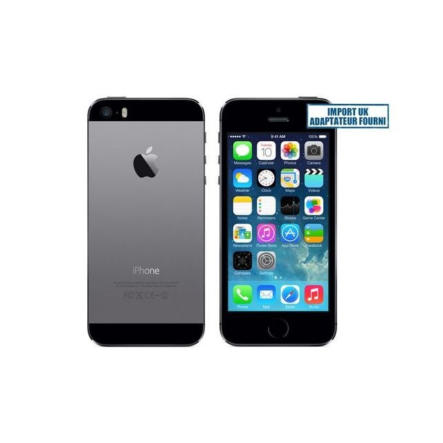 Apple - iPhone 5S 16 Go Gris Sidéral Import - Smartphone reconditionné