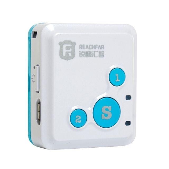 Traqueur GPS connecté Wewoo Traceur GPS bleu pour les Aînés / Enfants Temps Réel GSM Mini GPS Tracker GPRS Suivi SOS Communicator avec Montre Bracelet