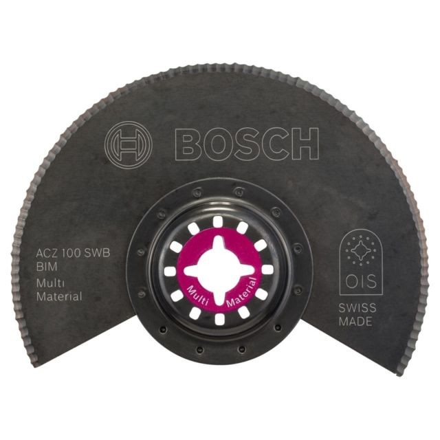 Accessoires sciage, tronçonnage Bosch Lame segment couteau ondulé BIM ACZ100SWB Bosch