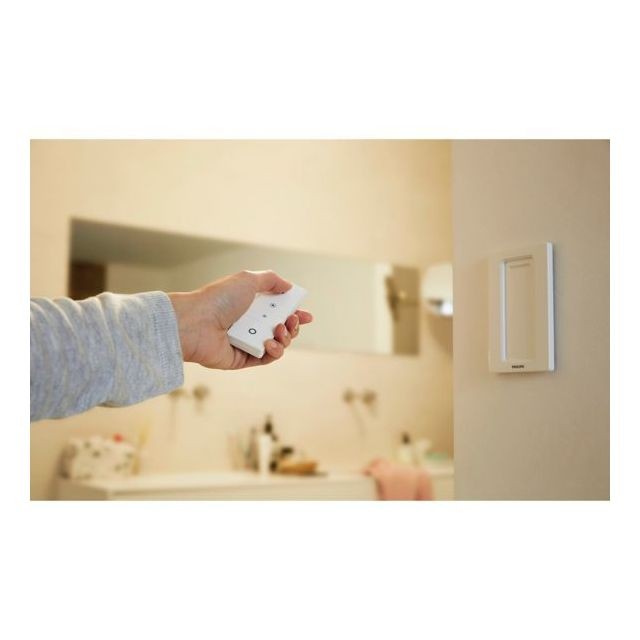 Philips Hue White Ambiance ADORE Spot barre tube 2x5.5W salle de bain - Blanc (télécommande incluse) - Bluetooth