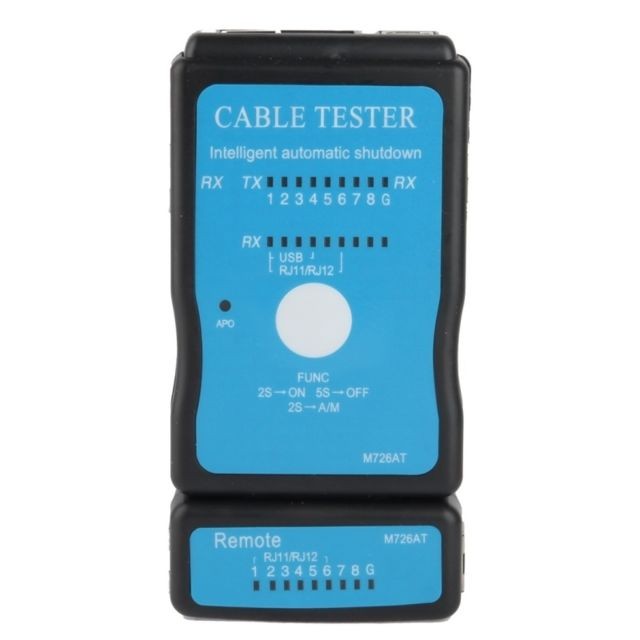 Wewoo - Câble USB, RJ45 et RJ11 Testeur de réseau multifonction M726 Wewoo  - Cable rj11 rj45