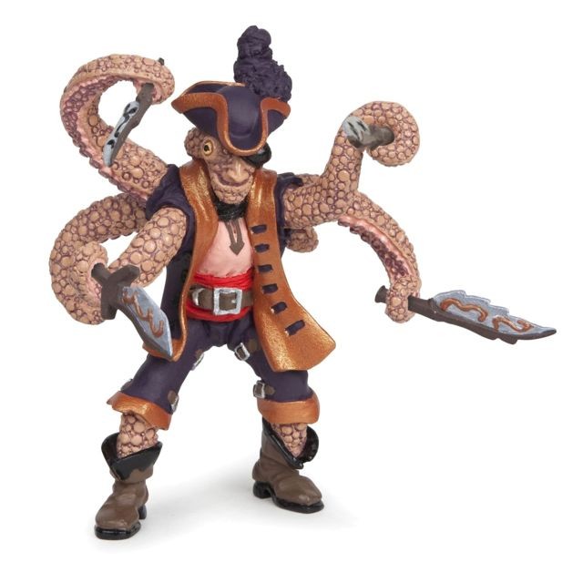 Heroïc Fantasy Papo Figurine pirate mutant pieuvre