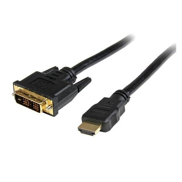 Startech - Câble HDMI vers DVI-D de 1,8m - Male / Male - Noir - Câble HDMI
