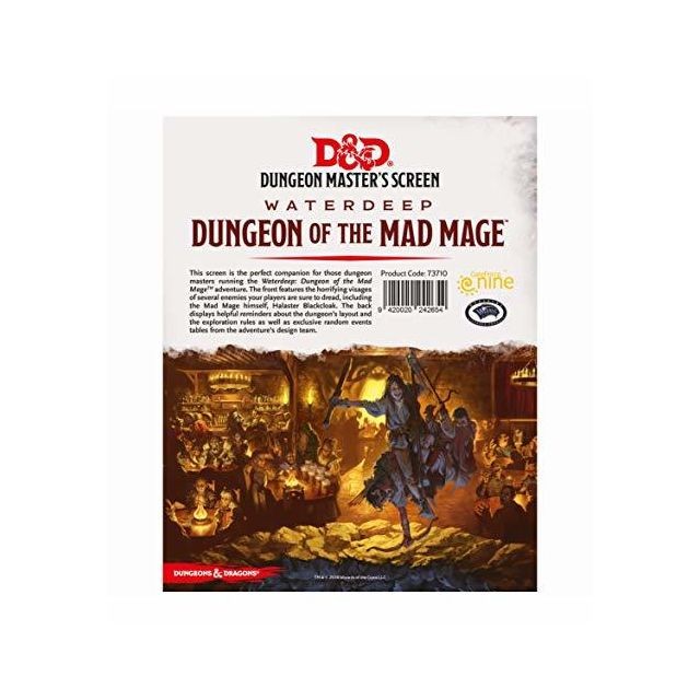 Gale Force Nine - Dungeons & Dragons - Dungeon of The Mad Mage DM Screen Gale Force Nine  - Dungeoneer