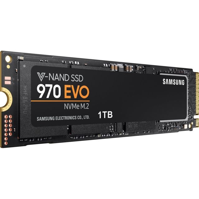 Samsung - 970 EVO 1 To  M.2 NVMe PCIe 3 x4 - Disque SSD Pci-express 3.0 4x