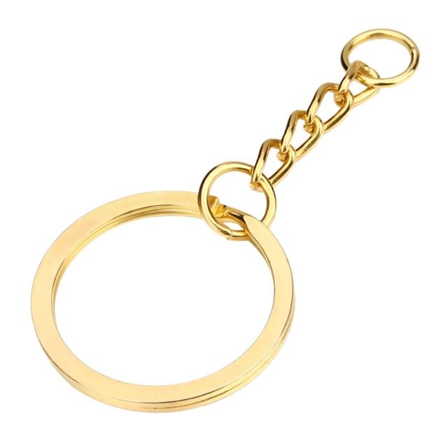 Objets déco porte-clés avec chaîne anneau fendue