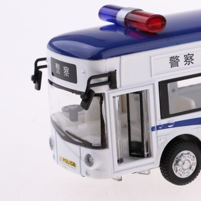 Accessoires maquettes Jouet voiture miniature bus de police moulé