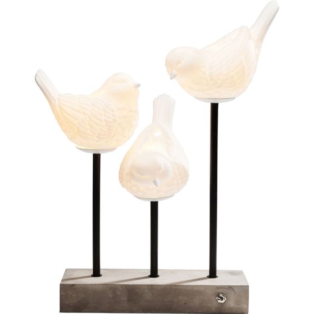 Karedesign - Lampe oiseaux porcelaine Kare Design Karedesign  - Karedesign