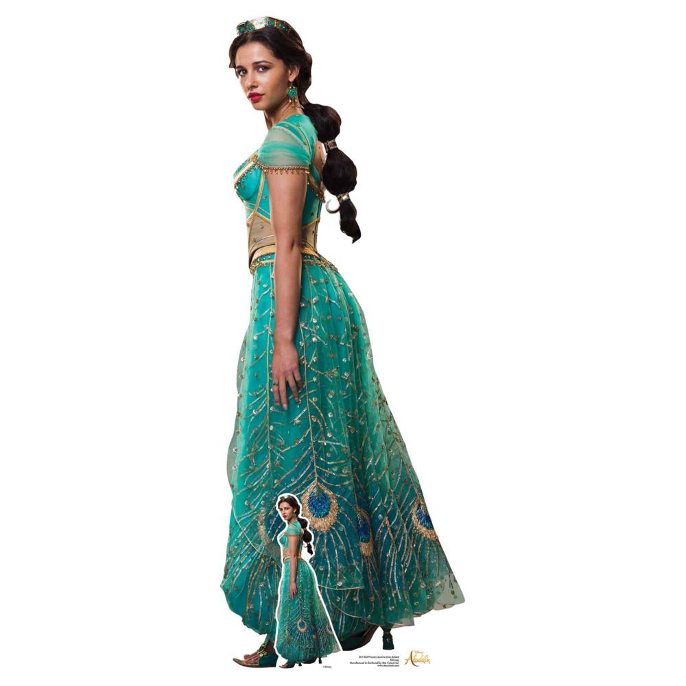 figurine en carton taille réelle princess jasmine aladdin disney h 168 cm