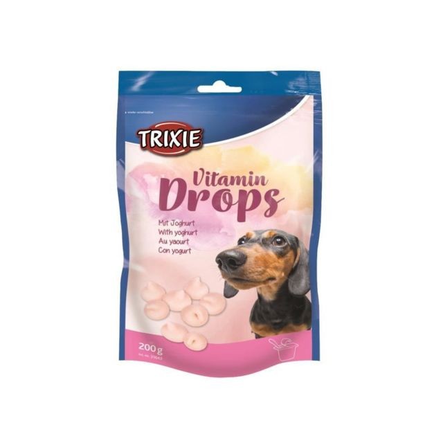 Trixie - TRIXIE Pastilles Drops vitaminées au yaourt - Pour chien - 200g Trixie  - Friandise pour chien