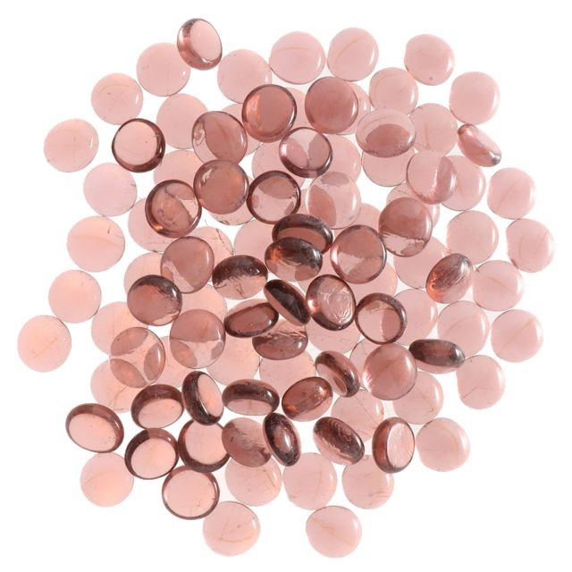 marque generique - 100pcs verre perles de marbre remplisseurs de vase décor mélangé couleur rose transparent marque generique  - Galet de decoration
