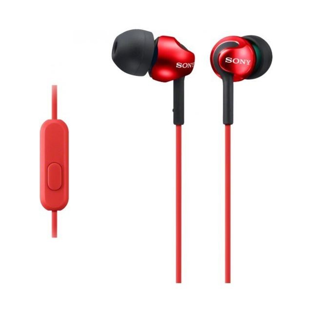 Sony - SONY - Ecouteurs intra-auriculaire MDR EX110LP - Rouge Sony  - Casque Sans réducteur de bruit