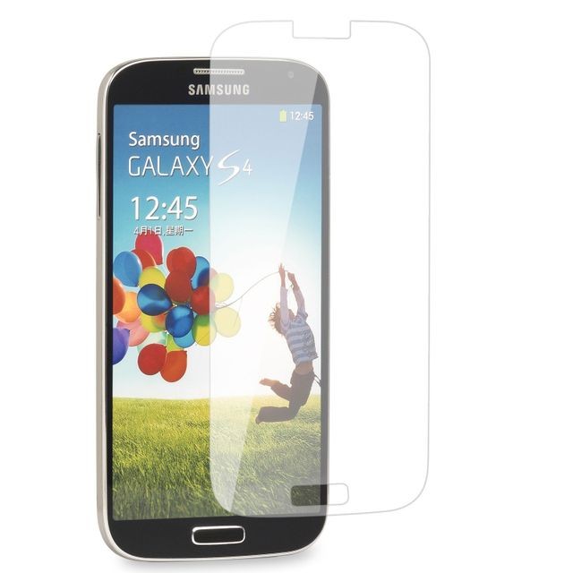 Protection écran tablette We Protection d'écran pour Galaxy S4 en Verre Trempé Anti-Rayures, Anti-Reflets Anti-Bulles d'air