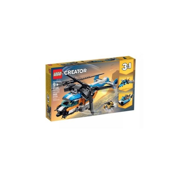 Lego - 31096 L helicoptere a double helice LEGO  Creator 3 en 1 Lego  - Lego helicoptere